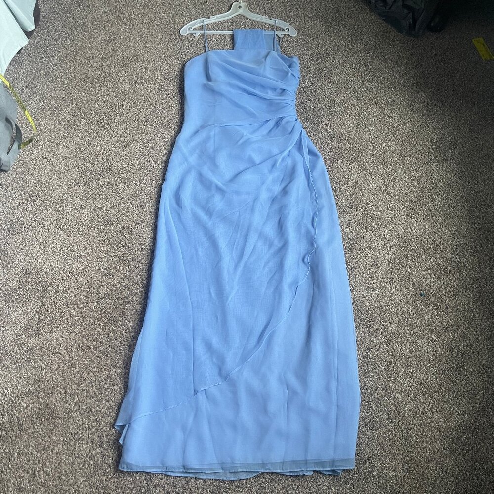 Joanie G. Formal Dress with Scarf/Shawl, Size 8, Periwinkle